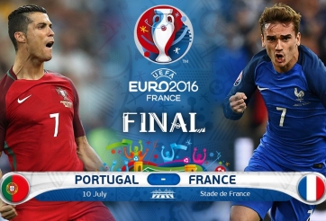 Đội hình ra sân Pháp vs Bồ Đào Nha - chung kết Euro 2016