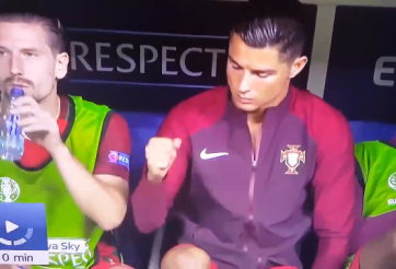 Ronaldo và đoạn video không được công bố trên truyền hình trong trận chung kết EURO 2016