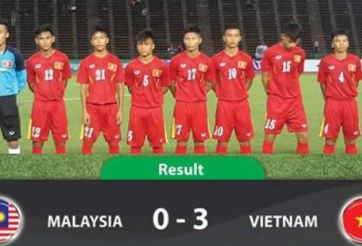 VIDEO: U16 Việt Nam thắng đậm U16 Malaysia tại giải Đông Nam Á