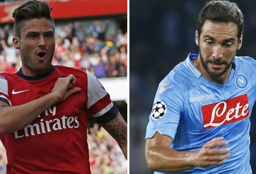 Arsenal bất ngờ muốn đem Giroud đổi Higuain