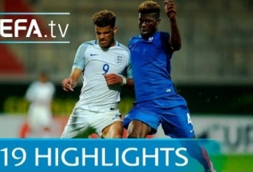 Video bàn thắng: U19 Anh 2-1 U19 Pháp