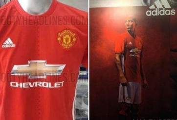 Rò rỉ áo đấu sân nhà mùa giải mới của MU