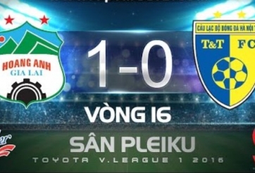 Video bàn thắng: HAGL 1-0 Hà Nội T&T (Vòng 16 V-League 2016)