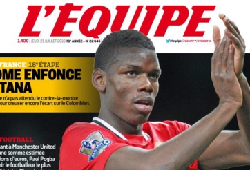 Bom tấn Paul Pogba đã xong