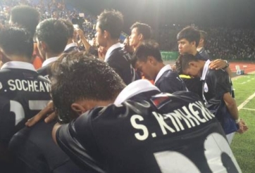 Người Campuchia khóc nức nở sau thất bại trước U16 Việt Nam