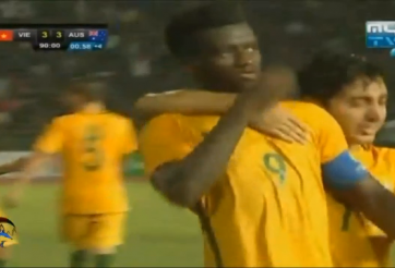 VIDEO: Bàn gỡ hòa ở phút bù giờ của U16 Australia