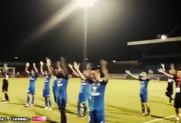 CLB Than Quảng Ninh ăn mừng theo phong cách chiến binh Viking