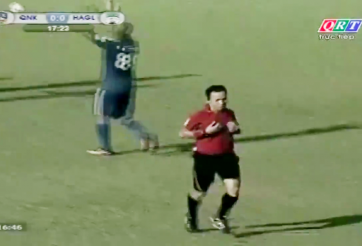 Hy hữu: Trọng tài quên thẻ ở trận Quảng Nam - HAGL