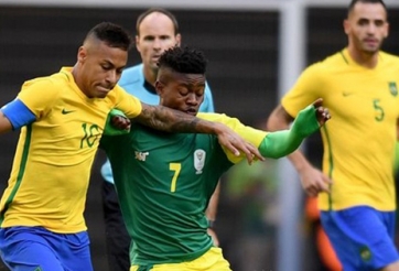 Olympic Brazil bị Nam Phi cầm hòa dù chơi hơn người