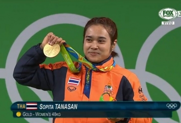 Video Olympic 2016: Thái Lan giành HCV đầu tiên môn cử tạ nữ