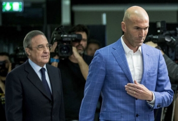 HLV Zidane và chủ tịch Perez nảy sinh bất đồng chuyển nhượng