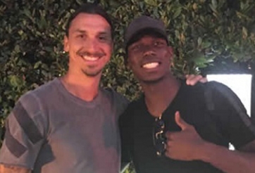 Pogba ví von Ibrahimovic là 'Thần sấm'
