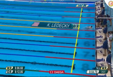 VIDEO: Kình ngư Mỹ cho đối thủ 'hít khói' ở cự ly 800m tự do nữ