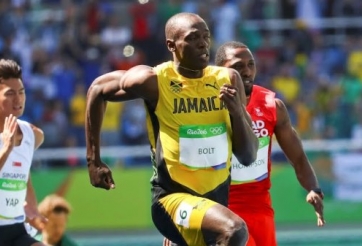 VIDEO: Usain Bolt về nhất vòng loại 100m (Olympic 2016)