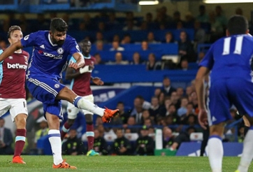 Chelsea giành 3 điểm kịch tính trước West Ham nhờ công của người hùng Costa