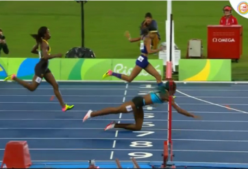 VIDEO: Mỹ, Jamaica thất bại ở chung kết chạy 400m nữ (Olympic 2016)