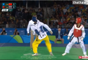 VIDEO: Thái Lan vs Trung Quốc (Chung kết Taekwondo 58kg nam)