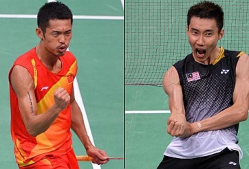 Lei Chong Wei đả bại Lin Dan tại bán kết Olympic
