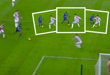 VIDEO: Pha đi bóng kiến tạo như Ronaldinho của Riyad Mahrez