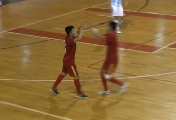 Bàn mở tỷ số ấn tượng của Ngô Ngọc Sơn trước ĐT Futsal Argentina