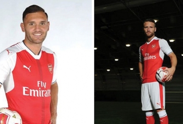 Tiết lộ số áo của Mustafi và Perez ở Arsenal