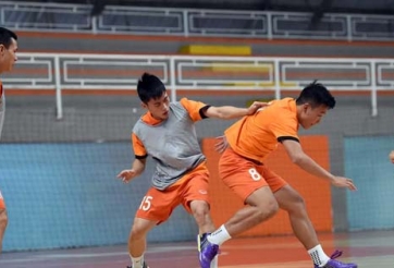 Đội tuyển futsal Việt Nam tập buổi đầu tiên ở Colombia