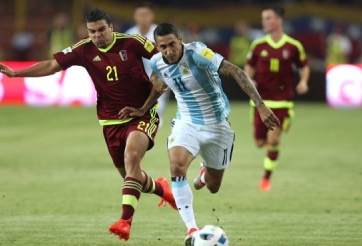 Video bàn thắng: Venezuela 2-2 Argentina (Vòng loại World Cup 2018)