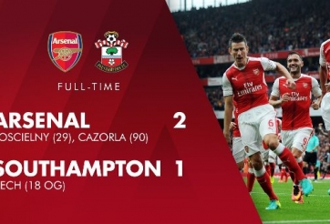 Highlights Arsenal 2-1 Southampton: Ngược dòng kịch tính!