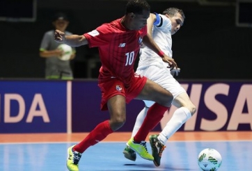 Thêm 1 đại diện châu Á thất bại ở trận ra quân World Cup Futsal 2016