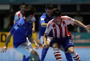 Video bàn thắng: Paraguay 2-4 Italia (World Cup Futsal 2016)