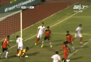 Trọng tài từ chối bàn thắng gây tranh cãi của U19 Việt Nam