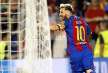 VIDEO: Messi lập cú hattrick thứ 6 tại Champions League