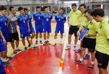Tuyển futsal Việt Nam nhận tin mừng trước đại chiến Paraguay