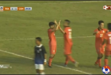 Video bàn thắng: U19 Thái Lan 2-1 U19 Campuchia (U19 AFF Cup 2016)