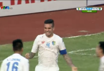 VIDEO: Gonzalo mở tỷ số cho Hà Nội T&T