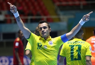 VIDEO: Cú hattrick giúp Falcao đi vào lịch sử Futsal World Cup
