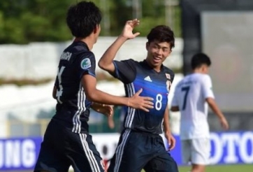 VIDEO: U16 Nhật Bản hủy diệt đối thủ 8-0 ở giải VĐ châu Á