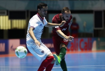 VIDEO: Thắng đậm Costa Rica, Bồ Đào Nha vào tứ kết Futsal World Cup 2016