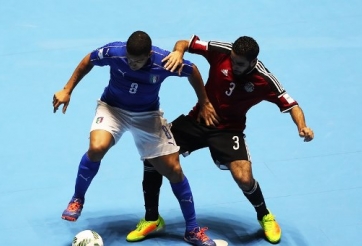VIDEO: Italia thua sốc Ai Cập ở vòng 1/8 Futsal World Cup 2016