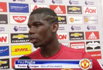 Pogba nói gì sau bàn thắng đầu tiên tại Man Utd?