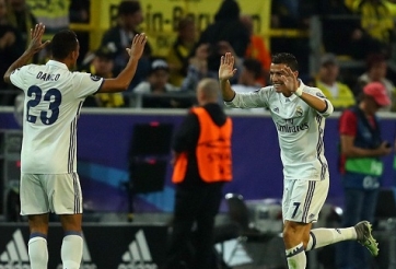 CR7 tỏa sáng, Real Madrid vẫn không thể đánh bại Dortmund