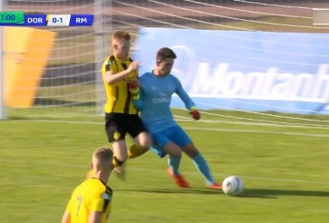 VIDEO: Luca Zidane 'trả giá' vì lừa bóng trong vòng cấm như Neuer