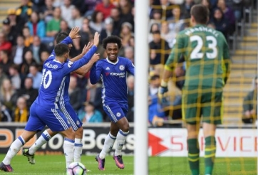 VIDEO: 2 pha cứa lòng đẳng cấp của Willian và Costa trước Hull City