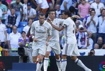 VIDEO: Ronaldo kiến tạo, Bale gỡ hòa 1-1 cho Real Madrid