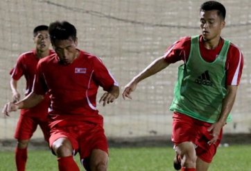 ĐT Triều Tiên thị uy sức mạnh trước trận gặp Việt Nam