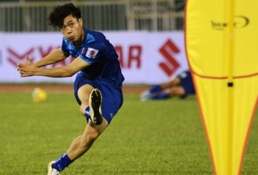 Hữu Thắng giấu đội hình, tuyển Việt Nam tập sút phạt