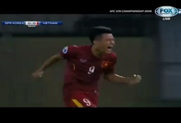 VIDEO: Đức Chinh đánh đầu hiểm hóc mở tỷ số cho U19 Việt Nam