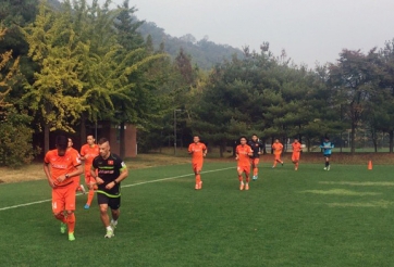 Ngày tập thứ hai của ĐT Việt Nam đón Ngọc Hải đã trở lại