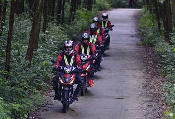 Honda WINNER 150 tiếp tục gây ấn tượng trong chặng chinh phục cực Đông