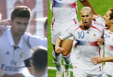 VIDEO: Enzo Zidane tái hiện cú panenka nổi tiếng của cha
